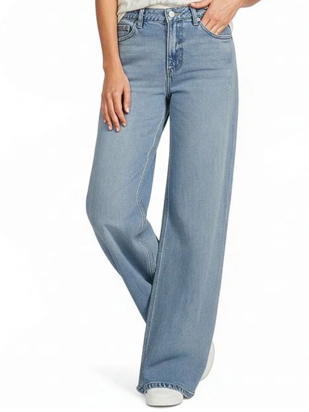 Lucky Brand Luxe Palazzo High Rise Full Length Jeans Size 30